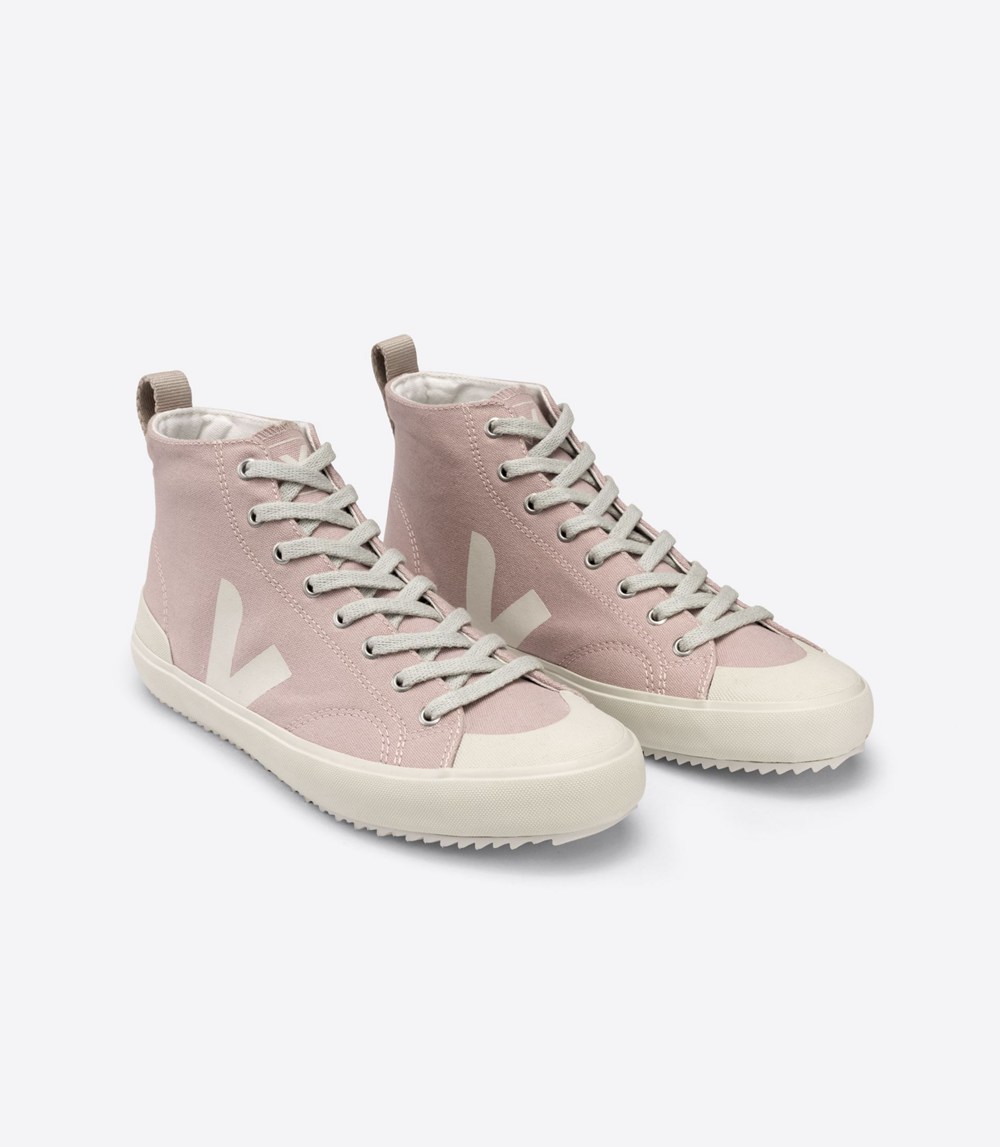 Veja Sneakers Dam - Nova Ht Canvas - Rosa/Vita - 876142-CZR